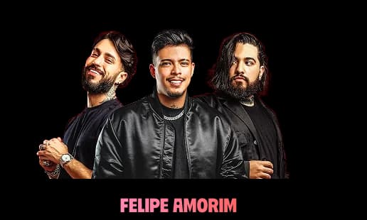 Felipe Amorim e sua equipe na imagem oficial do casting da Vybbe